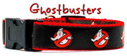 Ghostbusters dog collar handmade adjustable buckle 1" or 5/8" wide or leash Petcollarshandmade