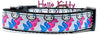 Hello Kitty Mermaid dog collar Handmade adjustable buckle 1" wide or leash