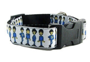 The Beatles dog collar handmade adjustable buckle collar 1" wide or leash Petcollarshandmade