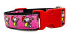 Snoopy Christmas dog collar handmade adjustable buckle collar 1" wide or leash