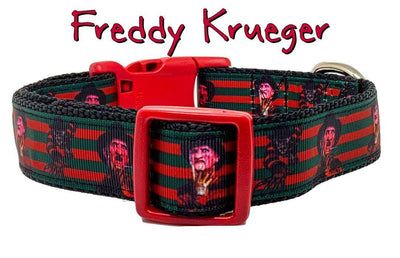 Freddy Krueger dog collar handmade adjustable buckle 1