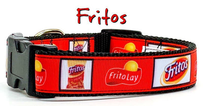 Fritos dog collar Handmade adjustable buckle collar 1