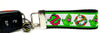 Ghostbusters Key Fob Wristlet Keychain 1 1/4"wide Zipper pull Camera strap - Furrypetbeds