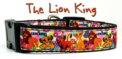 The Lion King Dog collar handmade adjustable buckle collar 1