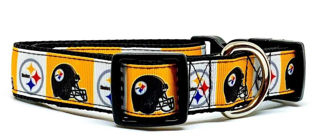 Steelers dog shop collar and leash