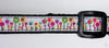 Flowers cat or small dog collar 1/2" wide adjustable handmade bell or leashes Petcollarshandmade