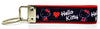 Hello Kitty Key Fob Wristlet Keychain 1"wide Zipper pull Camera strap handmade