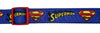 Superman dog collar handmade adjustable buckle collar 1" or 5/8" wide or leash Petcollarshandmade