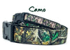 Camo cat or small dog collar 1/2"wide adjustable handmade bell or leash Petcollarshandmade