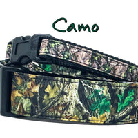 Camo cat or small dog collar 1/2"wide adjustable handmade bell or leash Petcollarshandmade