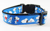 Snoopy dog collar handmade  adjustable buckle 1" wide or leash