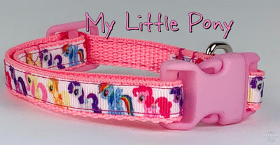 My Little Pony cat & small dog collar 1/2