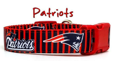 Patriots dog collar handmade adjustable buckle collar 1