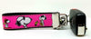 Snoopy Key Fob Wristlet Keychain 1"wide Zipper pull Camera strap handmade - Furrypetbeds