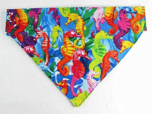 Mermaids Dog Bandana, Over the Collar dog bandana, Dog collar bandana, puppy - Furrypetbeds