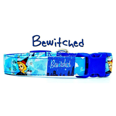 Bewitched dog collar handmade adjustable buckle 5/8