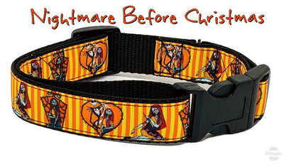 Nightmare Before Christmas dog collar handmade adjustable buckle collar 1