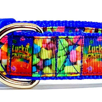 Lucky Charms dog collar handmade adjustable buckle 1" or 5/8" wide or leash Petcollarshandmade