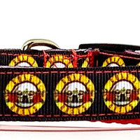 Guns N Roses dog collar handmade adjustable buckle collar 5/8" wide or leash Petcollarshandmade