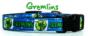 Gremlins/Gizmo dog collar handmade adjustable buckle collar 5/8" wide or leash Petcollarshandmade