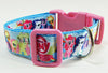 My Little Pony dog collar handmade adjustable buckle collar 1"wide or leash Petcollarshandmade