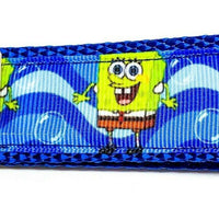 Spongebob Key Fob Wristlet Keychain 1"wide Zipper pull Camera strap handmade - Furrypetbeds