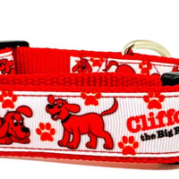 Clifford dog collar handmade adjustable buckle collar 1" wide or leash