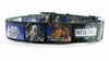 Beetlejuice dog collar handmade adjustable buckle collar 1" or 5/8"wide or leash