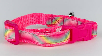 Rainbow cat & small dog collar 1/2