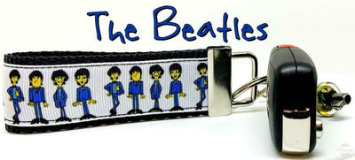 The Beatles Key Fob Wristlet Keychain 1 1/4