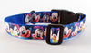 Mickey Mouse dog collar handmade adjustable buckle 1" or 5/8" wide leash Petcollarshandmade