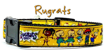 Rugrats Dog collar handmade adjustable buckle collar 5/8