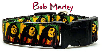 Bob Marley dog collar Handmade adjustable buckle 1