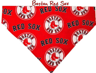 Boston Red Sox Dog Bandana Over the Collar dog bandana Dog collar bandana puppy - Furrypetbeds