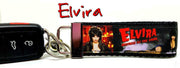 Elvira Key Fob Wristlet Keychain 1 1/4"wide Zipper pull Camera strap - Furrypetbeds