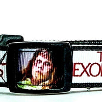 The Exorcist dog collar handmade adjustable buckle 5/8" wide or leash Movie Petcollarshandmade