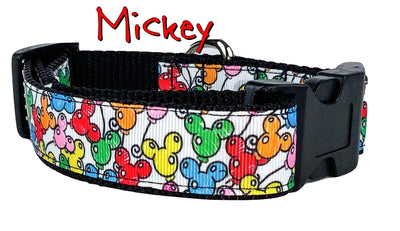 Mickey Balloons dog collar Handmade adjustable buckle 1