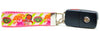 Cabbage Patch Key Fob Wristlet Keychain 1"wide Zipper pull Camera strap handmade