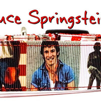 Bruce Springsteen dog collar Handmade adjustable buckle 1" or 5/8"wide or leash