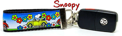 Snoopy Key Fob Wristlet Keychain 1 1/4