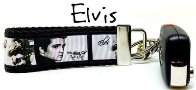 Elvis Key Fob Wristlet Keychain 1 1/4