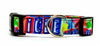 ICEE dog collar handmade adjustable buckle collar 5/8" wide or leash Petcollarshandmade