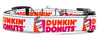 Dunkin Donuts Dog collar handmade adjustable buckle 5/8"wide or leash small dog Petcollarshandmade