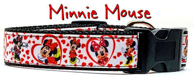 Minnie Mouse dog collar Disney handmade adjustable buckle 1