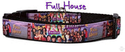 Full House Dog collar handmade adjustable buckle 1" wide or leash TV show Petcollarshandmade