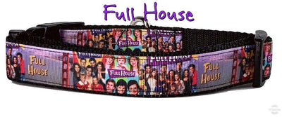 Full House Dog collar handmade adjustable buckle 1