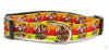 Cheetos Dog collar handmade adjustable buckle collar 5/8"wide or leash small dog