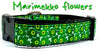 Marimekko Flowers dog collar handmade adjustable buckle 1" or 5/8"wide or leash Petcollarshandmade