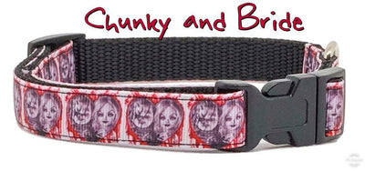 Chuck & Bride Dog collar handmade adjustable buckle collar 5/8