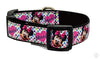 Minnie Mouse Dog collar handmade adjustable buckle 1" or 5/8" wide or leash Petcollarshandmade